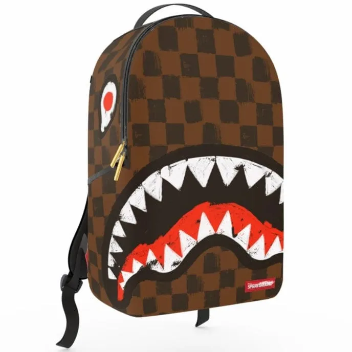 Sprayground Sharks In Paris Painted DLXVF Backpack