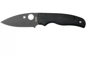 Spyderco Shaman Black Blade C229GPBK - Open Box