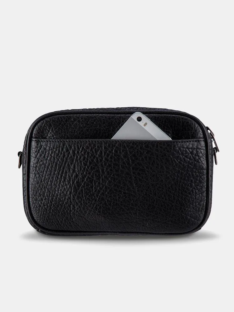 Status Anxiety Plunder With Webbed Strap Bag - Black Bubble