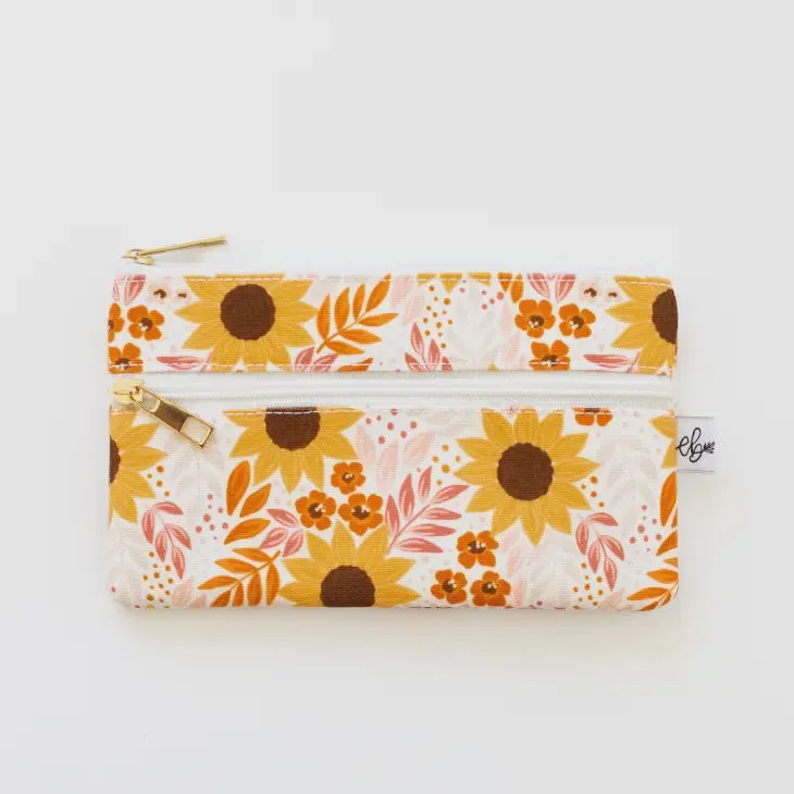 Sunflower Field Pencil Pouch