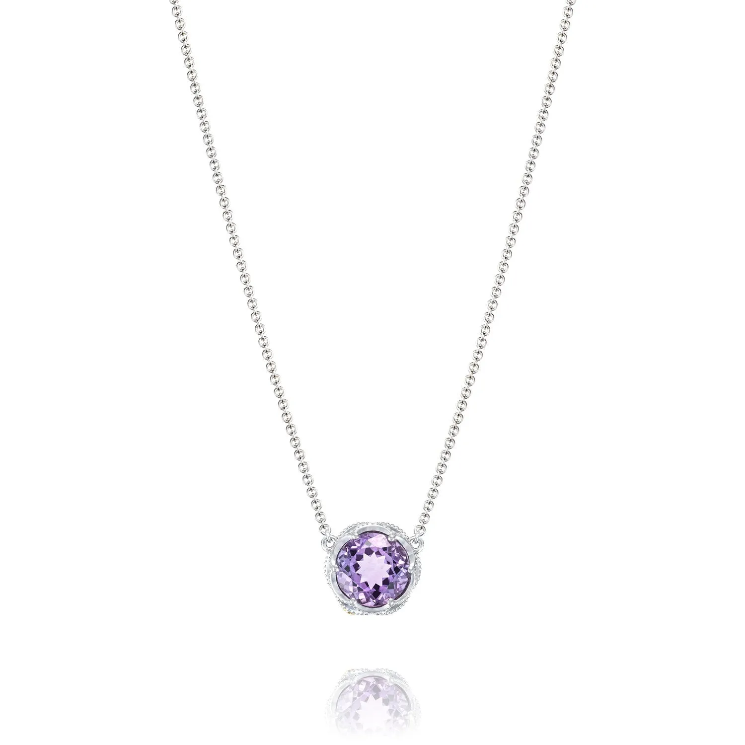 TACORI Crescent Crown Bold Crescent Station Necklace featuring Amethyst Ref# SN22401