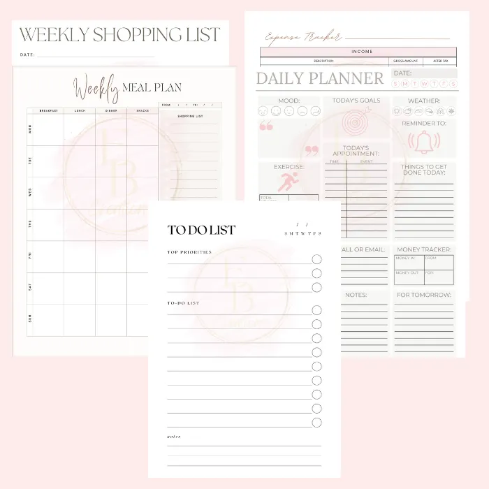 Undated 12 Month Budget Planner| Expense and Savings Tracker | Finance Planner