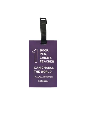 unlearn. Luggage Tag - One Book