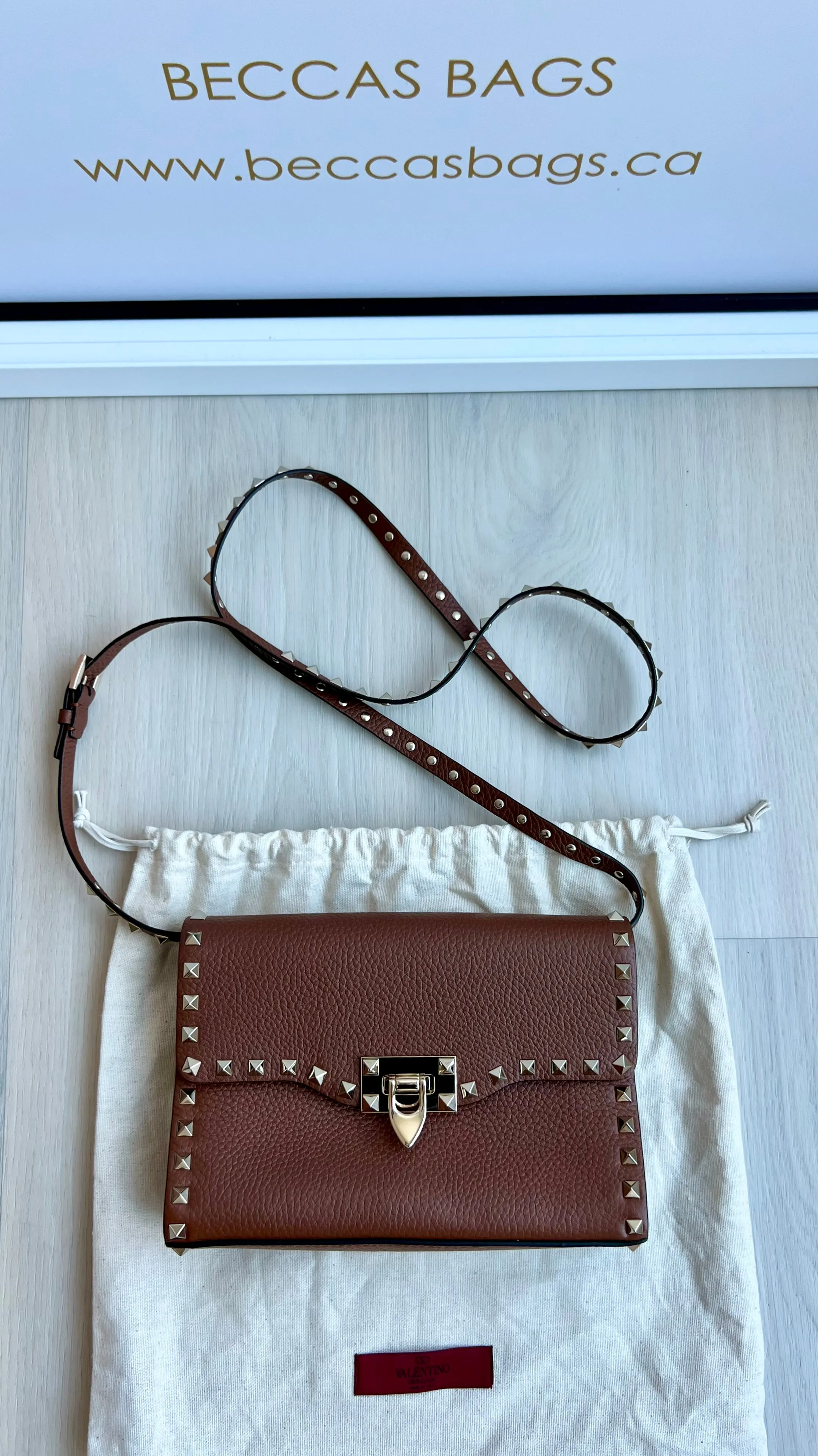 Valentino Garvani Small Rockstud Crossbody Bag