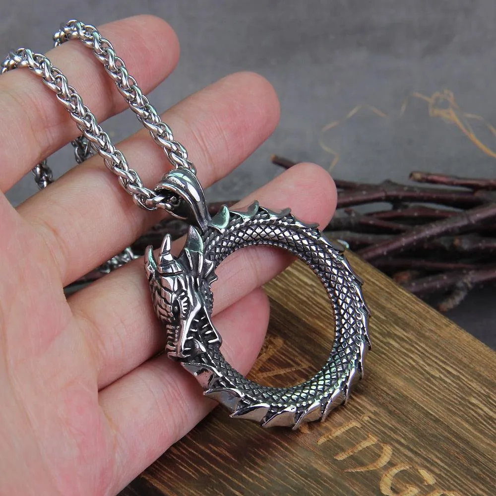 Viking Necklace Ouroboros