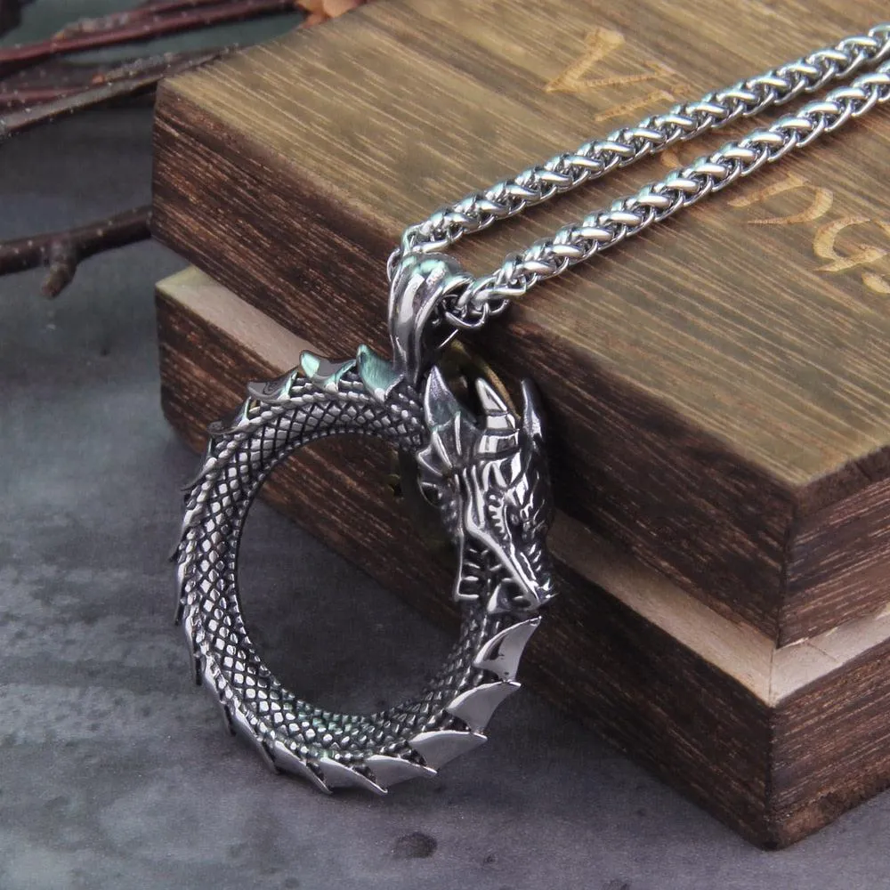 Viking Necklace Ouroboros