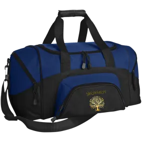 Yahuah-Tree of Life 01 Designer Port & Co. Small Colorblock Sport Duffel Bag (6 colors)