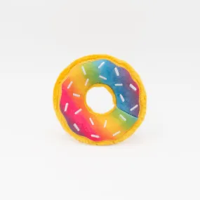 ZippyPaws Donutz Dog Toy, Rainbow